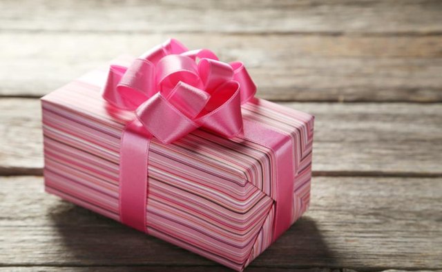 Wrapped gift box