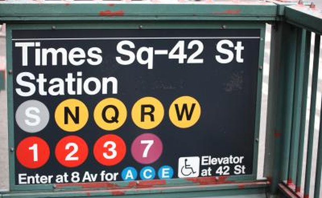 New York's Time Square Subway station