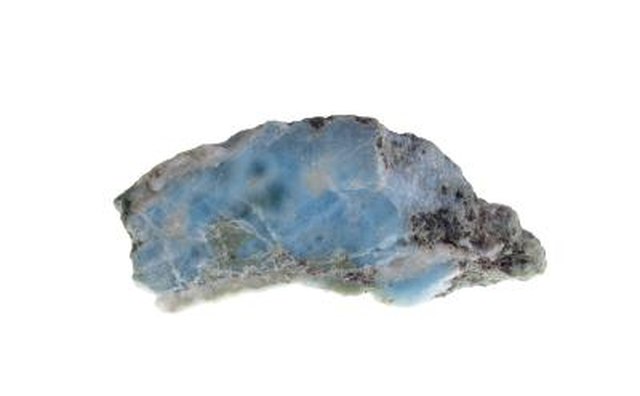 Larimar colorful stone