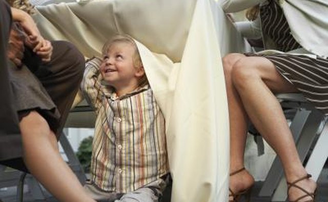 Table tents are fun for your little one to play under.