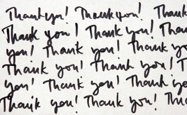 Keep your note simple and don't go overboard with effusive gratitude.
