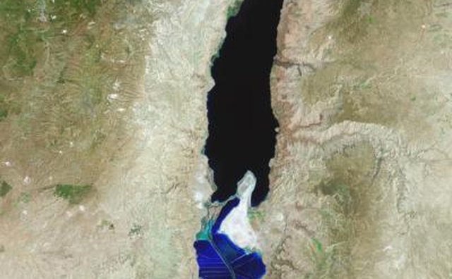 The Dead Sea seen from space