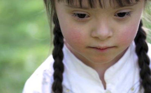 young girl looking nervous