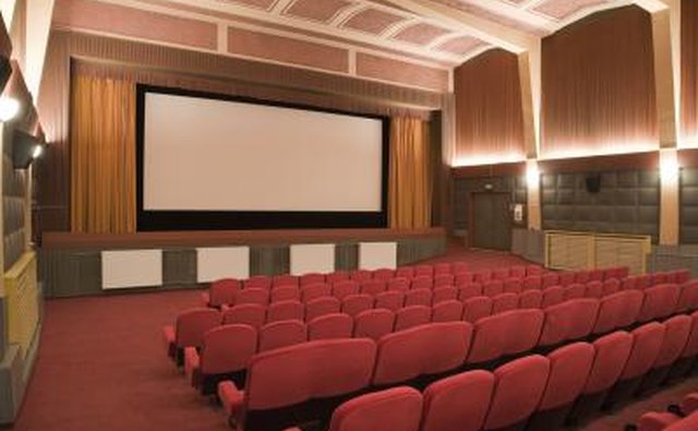 Host a free movie night in a large area where participants can comfortably sit, like in an auditorium.