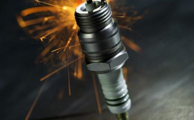 Spark plug exploding.