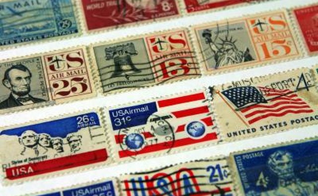 Vintage U.S. postage stamps