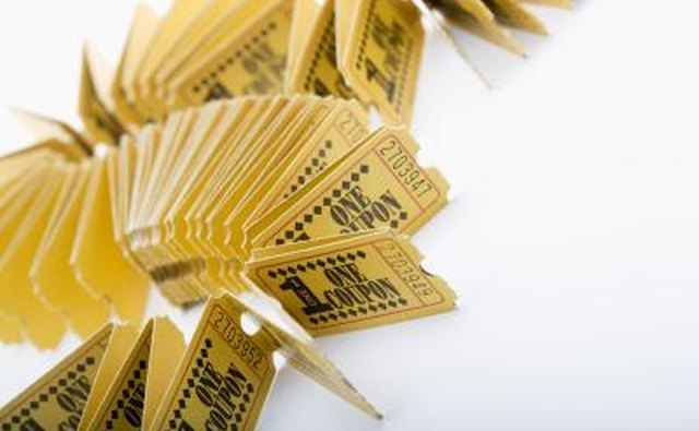 Sell tickets to a raffle.