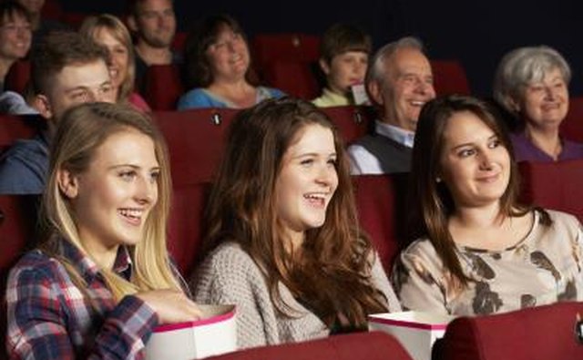 Girls laughing during speech