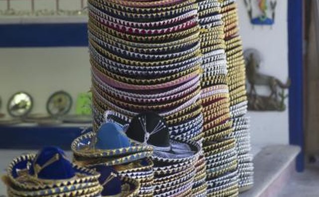 Stacks of sombreros