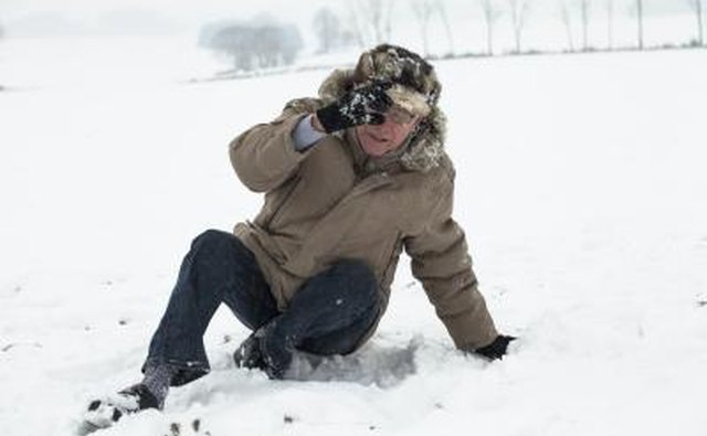 Falling is a concern for elderly on their own.