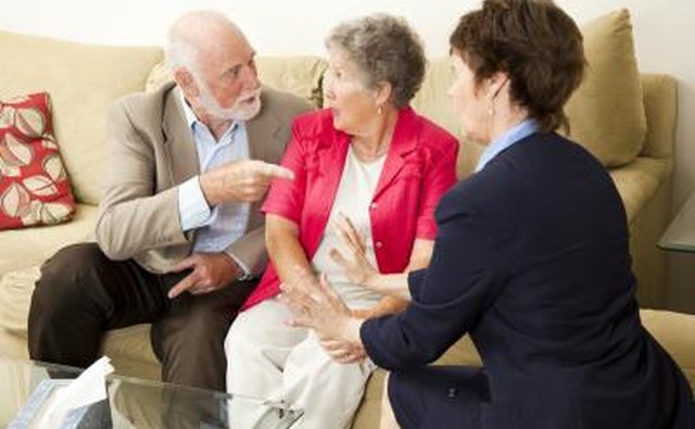 See a marriage counselor if there are certain things that need mediated.
