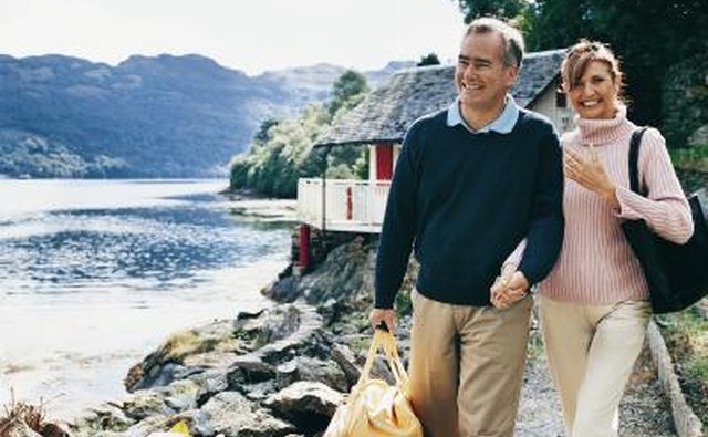 Couple on a retreat.