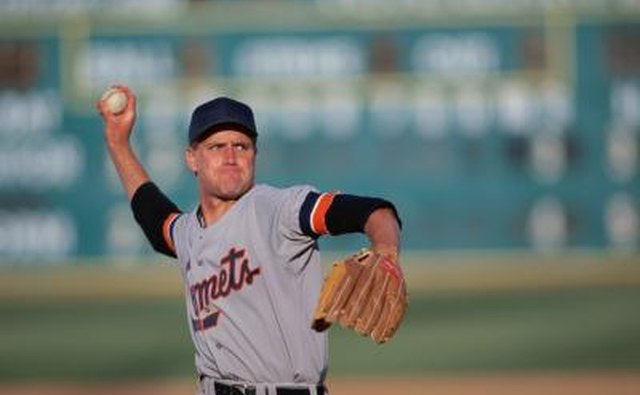 Minor league baseball pitcher