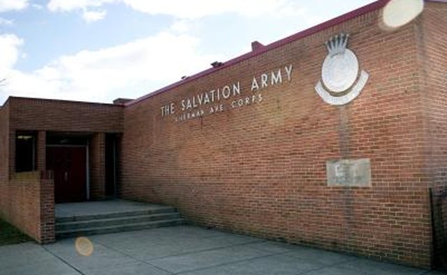 The Salvation Army has a pick-up service.
