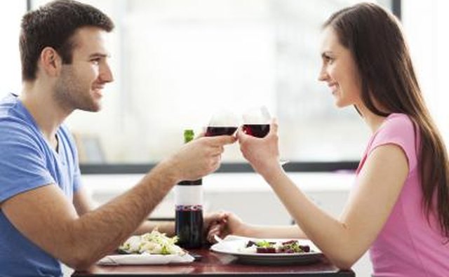 couple on their first date