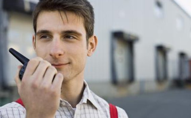 Be sure to speak clearly and be polite when you call another person on the radio.