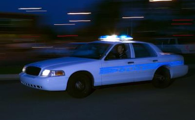 White police car