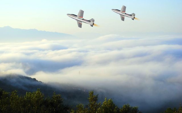 Military combat jets