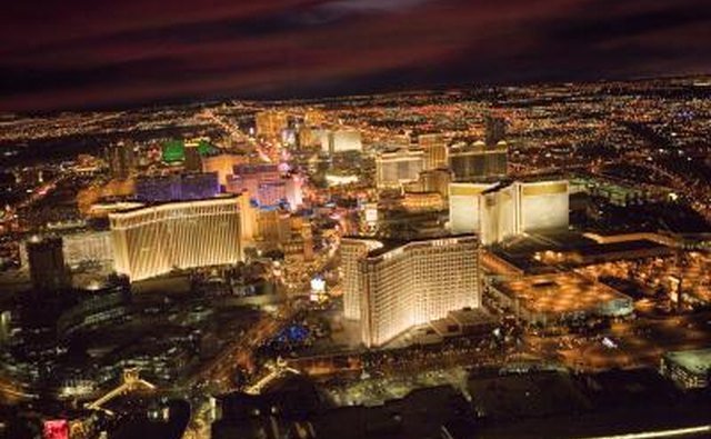 Las Vegas at night.