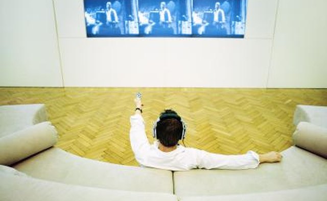 Built-in plasma TV