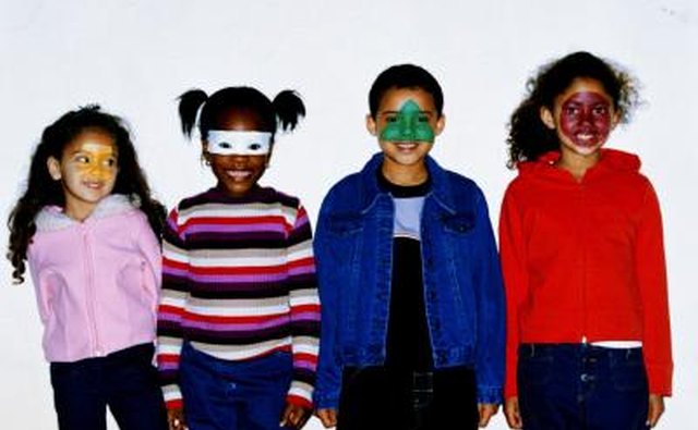 Face painting is a fun activity.