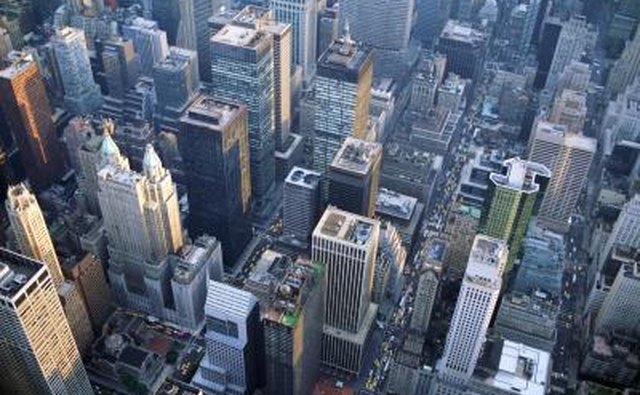 Skyscrapers.