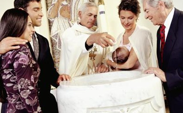 Child being Christened