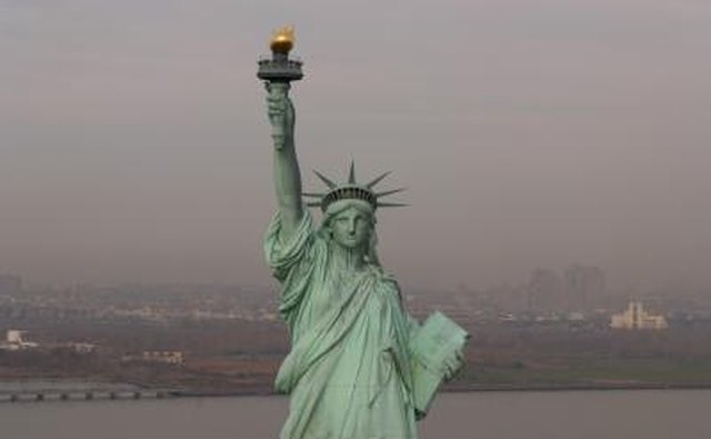 Ellis Island in New York City was the US entry point for many migrants.