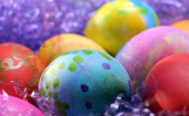 Coloring eggs existed in the pagan world, but was not a Christian tradition until the 13th century.