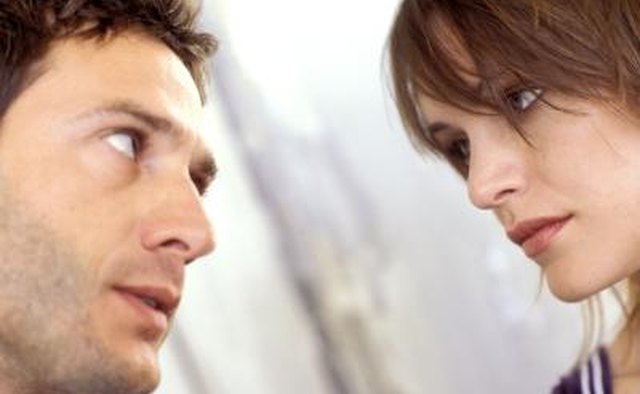 husband manipulating his wife's words