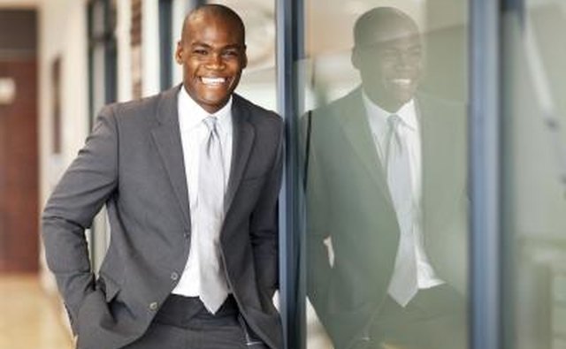 Well dressed man in a suit