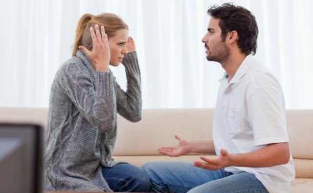 Be sure you're not accusatory when talking.