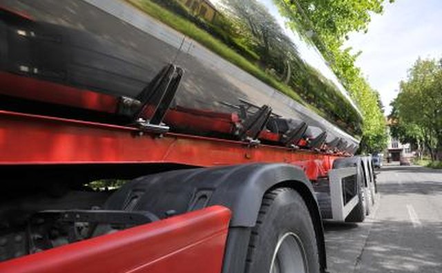 Propane truck