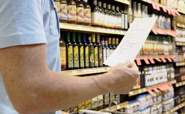 When shopping, have a meal list and only use money set aside for your budget.