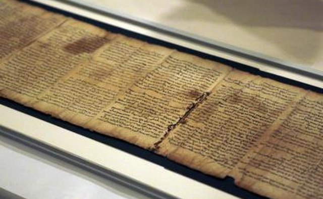 Part of the Isaiah Scroll from the Dead Sea Scrolls