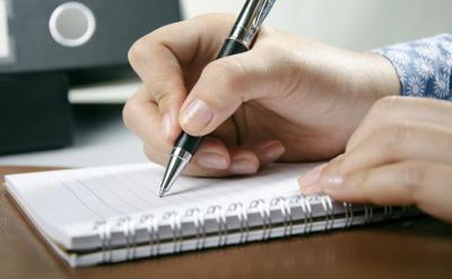 Make a to-do list for everyone involved.