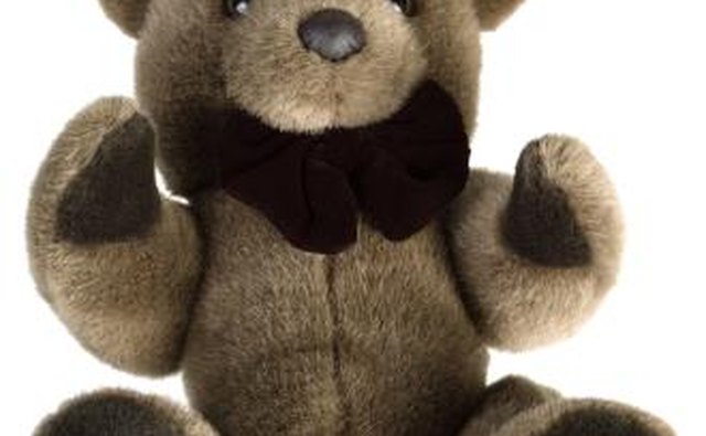 Stuffed animals are often left at the grave sites of children.