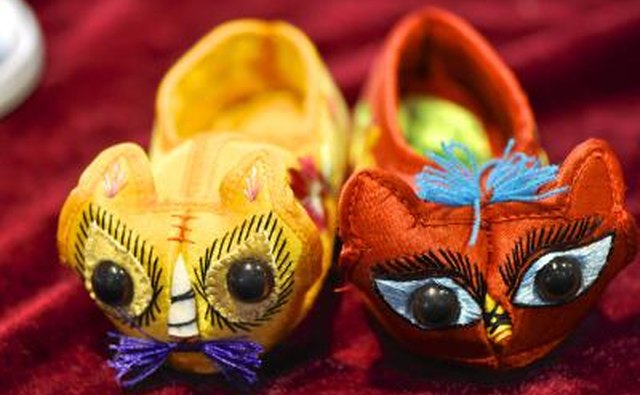 Chinese tiger baby shoes