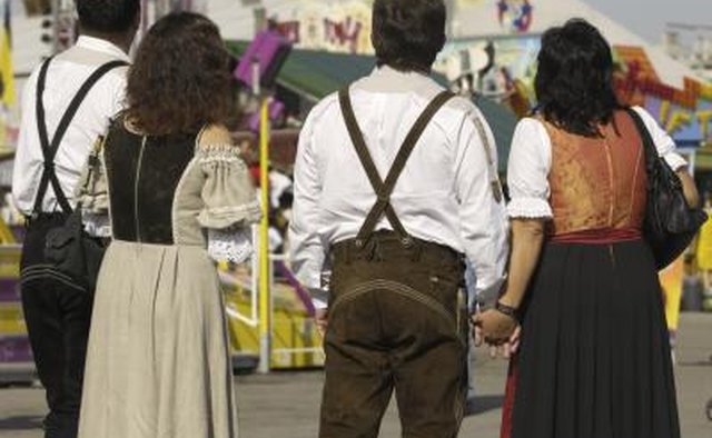 Oktoberfest is an occaision for tracht.
