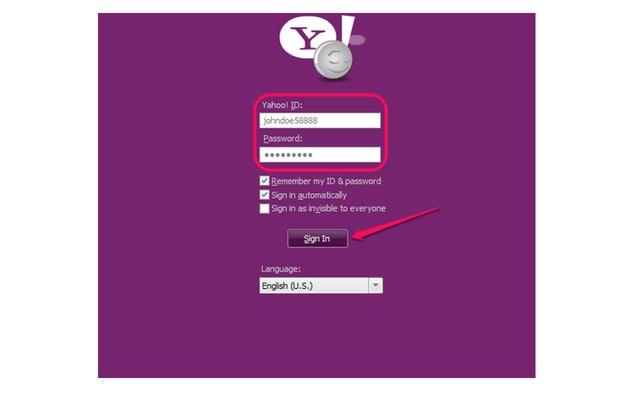 yahoo messenger login