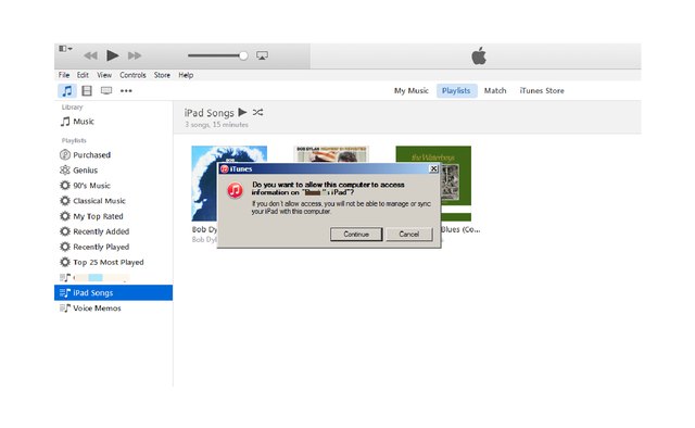 Open iTunes and connect an iPad to your computer.