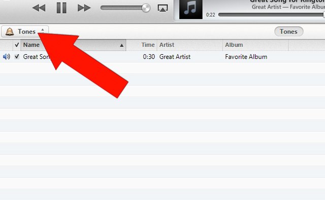 Open iTunes Tones.