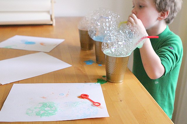 Painting With Bubbles