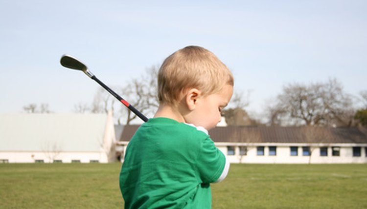 Even young children can learn the basics of golf.