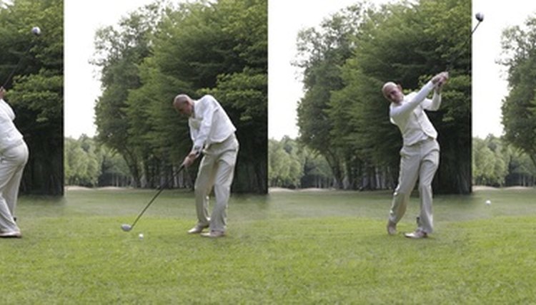 Hitting a golf ball is made simpler in this step-by-step guide for beginners.