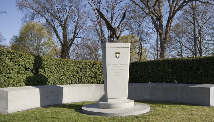 101st Army Airborne Division Monument in Arlington National Cemetery, Washington, DC, USA