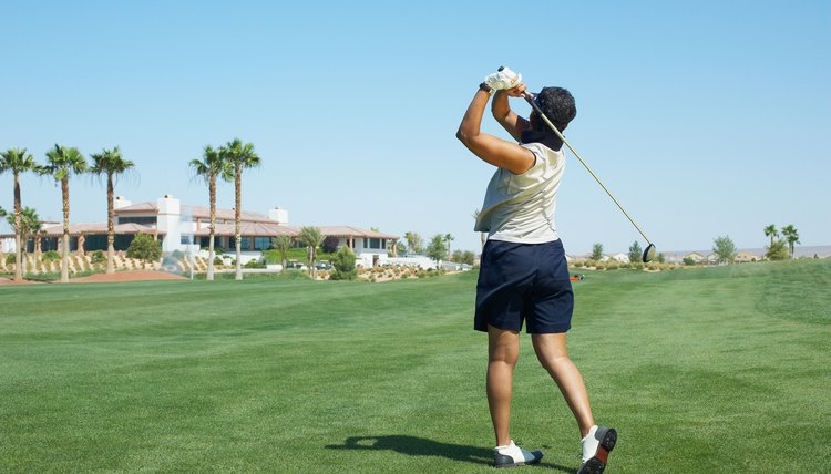 Top women golfers can drive the ball farther than some men.