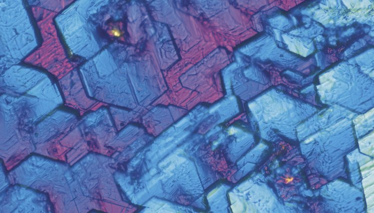 Copper sulfate magnified 200x