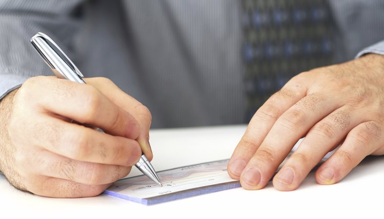 Writing a check