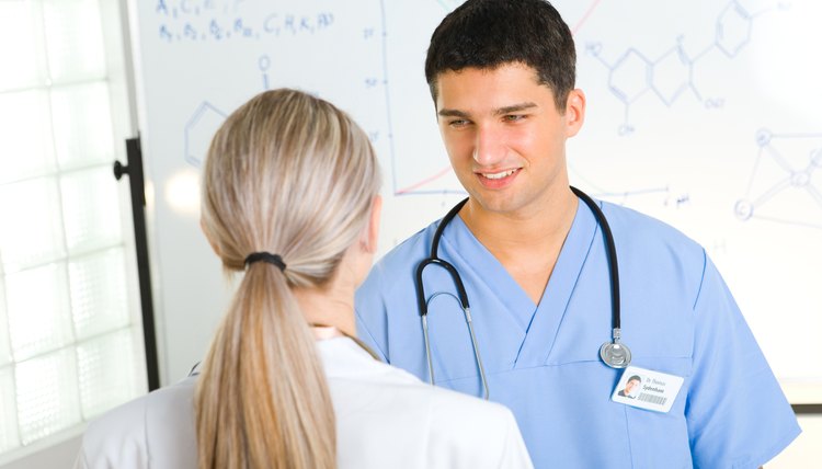 Two doctors consulting